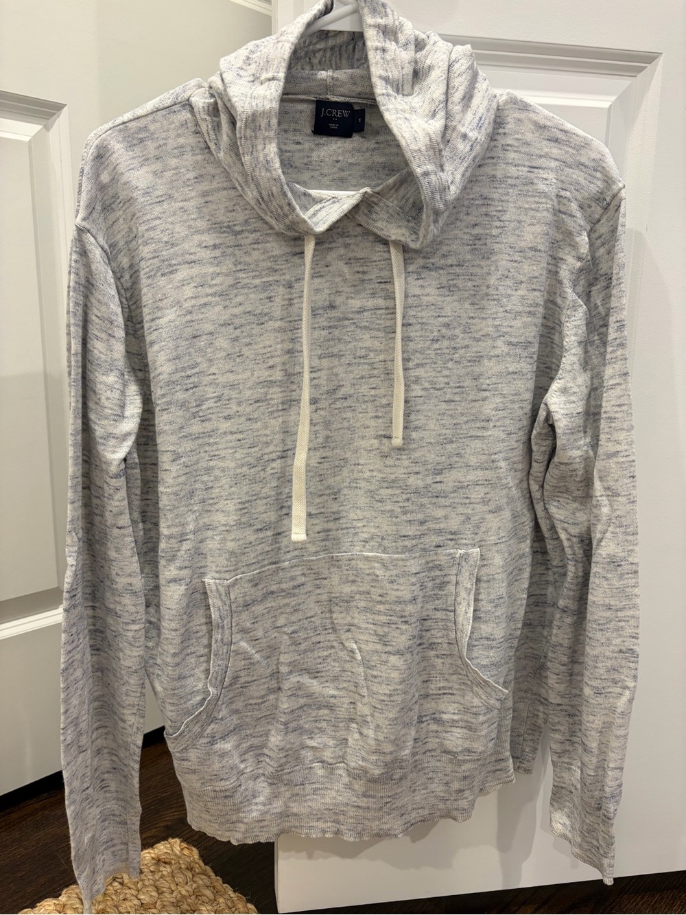 J. Crew Factory Marled Pullover Hoodie